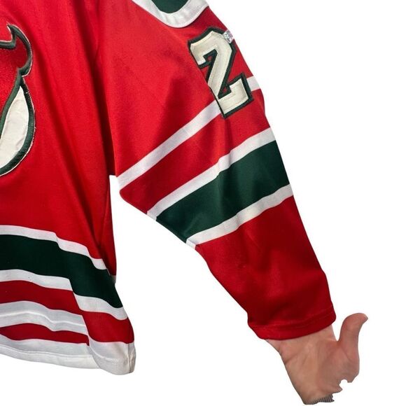 Vintage CCM New Jersey Devils NHL Hockey Jersey 27 men's L made in usa - Picture 4 of 15